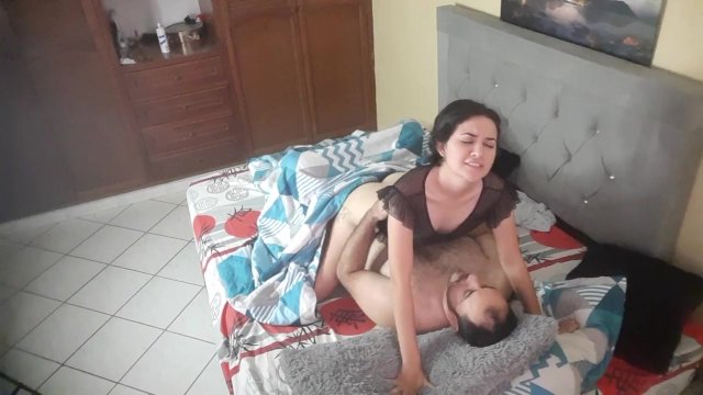 I ride my boyfriend's cock until I have an orgasm.