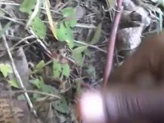 AFRICAN BOY ALMOST CAUGHT MASTURBATING IN THE WOODS - Screenshot 14 of 16 - Solo Male