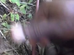 AFRICAN BOY ALMOST CAUGHT MASTURBATING IN THE WOODS - Screenshot 8 of 16 - African Man