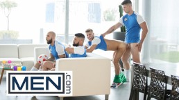 MEN - Muscular Stud Malik Delgaty Fucks The Bottom Allen King Missionary And Doggystyle On Bed