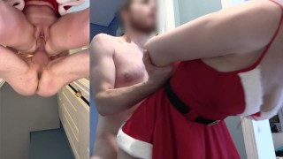 Christmas Closeup Creampie