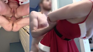 Christmas Closeup Creampie