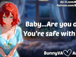 F4A | Girlfriend Comforts you after a Nightmare ASMR GF Roleplay [comfort]