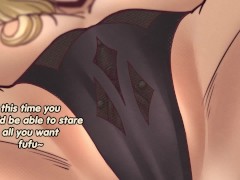 Xilonen loves to tease small penis men JOI (soft femdom, try not to cum, foot fetish, big ass)