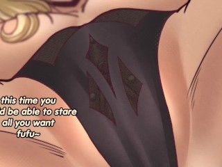 Xilonen loves to tease small penis men JOI (soft femdom, try not to cum, foot fetish, big ass)