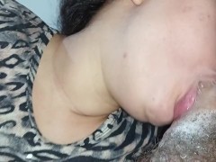most impressive blowjob ever, the way her lick drool suck it and suck it wowwww 🍌🤤💦😋🥹💁‍♀️❤️🤤