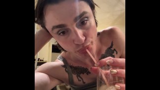 VOYEUR | Tsfranny Nude Kitchen Party Girl ASMR | last Moments before HRT Debut