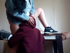 I got fucked in the mouth by a stranger biker - Lesbian_illusion