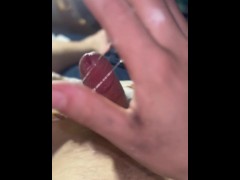 Diaper Boy Strokes and Cums Before Slipping Into a Fresh One