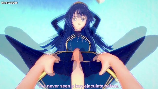 POV Hentai Footjob from Lucina from Fire Emblem