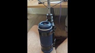 Fuck machine masturbator milking cock (first trial run DIY OSSM)