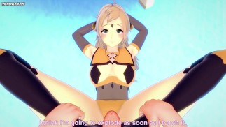 POV Hentai Footjob from Ophelia from Fire Emblem