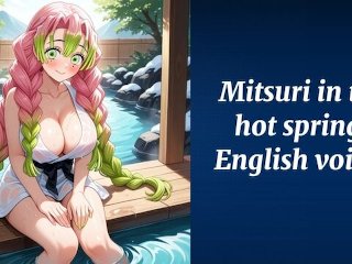 Mitsuri in the hot springs, joi.