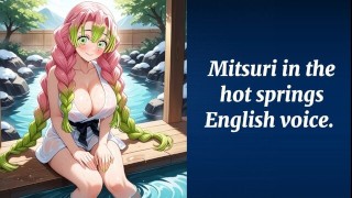 Mitsuri in den heißen Quellen, joi.