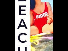 BEACH COUPLE REAL SUMMER TIME ORCHARD BEACH NYC