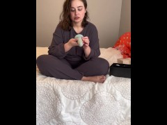 NEW DILDO UNBOXING - FULL 15 MINUTE VIDEO ON ONLYFANS - Screenshot 15 of 16 - Amateur