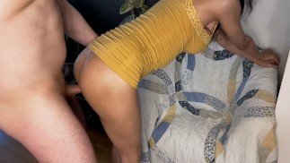 I Was Pleasurably Sore After the Pussy Pounding He Gave Me - Cum on My Tight Dress