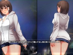 【H GAME】夜歩きDLC Live2DアニメVer♡玄関前でオナニー エロアニメ｜エロ同人｜Hentai｜Anime｜Doujin