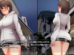 【H GAME】夜歩きDLC Live2DアニメVer♡玄関前でオナニー エロアニメ｜エロ同人｜Hentai｜Anime｜Doujin - Screenshot 14 of 16 - 絶頂