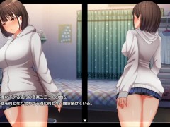 【H GAME】夜歩きDLC Live2DアニメVer♡玄関前でオナニー エロアニメ｜エロ同人｜Hentai｜Anime｜Doujin - Screenshot 5 of 16 - 手マン