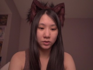 Cute Asian Fox Cosplay Girl ASMR - Ezekiel 1-6