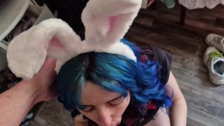 Easter Bunny Loves Sucking Carrot 🥕