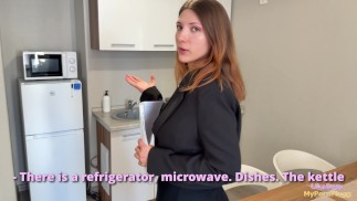 The real estate agent overcharged her services, and I used them to the last cent.