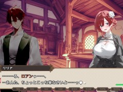 【#06 女冒険者の集うエッチな宿(体験版)実況】宿屋の爆乳女店主と騎乗位で中出しセックスしちゃう(ファンタジーSLGエロゲ―) - Screenshot 11 of 16 - 巨乳