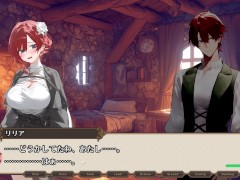 【#06 女冒険者の集うエッチな宿(体験版)実況】宿屋の爆乳女店主と騎乗位で中出しセックスしちゃう(ファンタジーSLGエロゲ―) - Screenshot 15 of 16 - Hentai