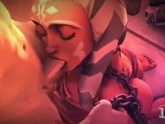 Ahsoka gets deep throat