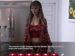 Naughty Neighbours - V0.53 - Ax kissed Susan in front of Libby, Penny, Sally and Adam - Highlight