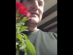 ma femme m'offre des roses
