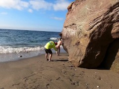 Sexy photoshoot on a deserted beach - Screenshot 10 of 16 - Wife