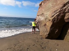 Sexy photoshoot on a deserted beach - Screenshot 13 of 16 - Blonde