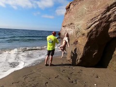 Sexy photoshoot on a deserted beach - Screenshot 4 of 16 - Milf