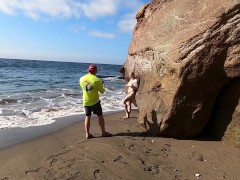 Sexy photoshoot on a deserted beach - Screenshot 5 of 16 - Wife