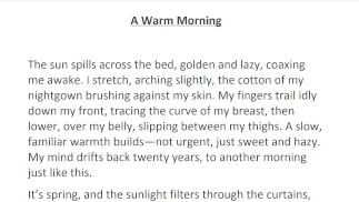 A Warm morning