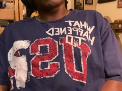 A Young Black  Man Masterbates To Sensual Music After a Long Day