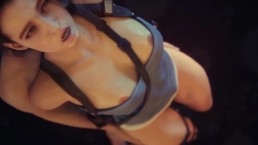Jill Valentine tries anal creampie sex . Resident Evil ❤