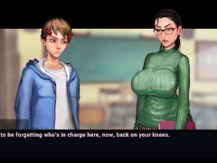 Desi aunty in cartoon character make hot seen