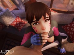 [Compilation] Widowmaker Anal Doggy Style with D.va Loving Gentle Blowjob [Grand Cupido] [Overwatch]