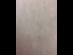 Tits bouncing while I squirt with legs wide open