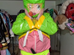 Kigurumi Breathplay Vibrator in PVC Layers and Bright Colors