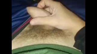 Casting brown-haired boy with perfect cock
