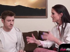 Brunette Sofie Marie Comforts Heartbroken Stepson - Screenshot 1 of 16 - Muscular Woman
