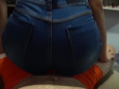 Doggystyle + Lapdance = cumming in underwear [Full video for free]