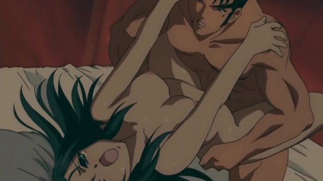 Cutie with long Hairs likes to Ride Cock hentai animation