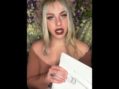 JOI-long distance girlfriend draws a portrait of you