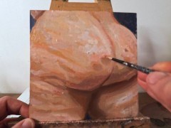 PAWG Oiled Up and Wet - JOI of Painting Episode 137
