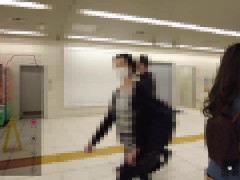 Remote vibe teasing walk! Pussy juice gushing, creampie climax💦